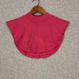 Compliments Women's One Size Dickey Mock Neck Pink 90s Barbie Vintage Chic Funky